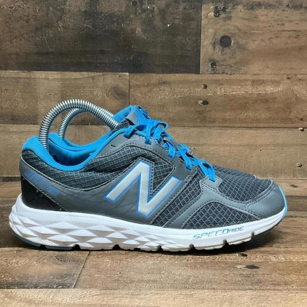New Balance 490v3 womens running shoes size 8 gray blue athletic sneakers